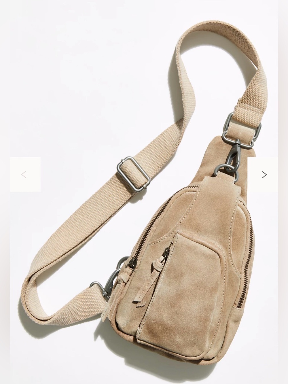 Free People Hudson Suede Sling Bag